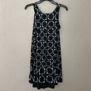 Women’s Soft Floral Cato Dress, Black, Small